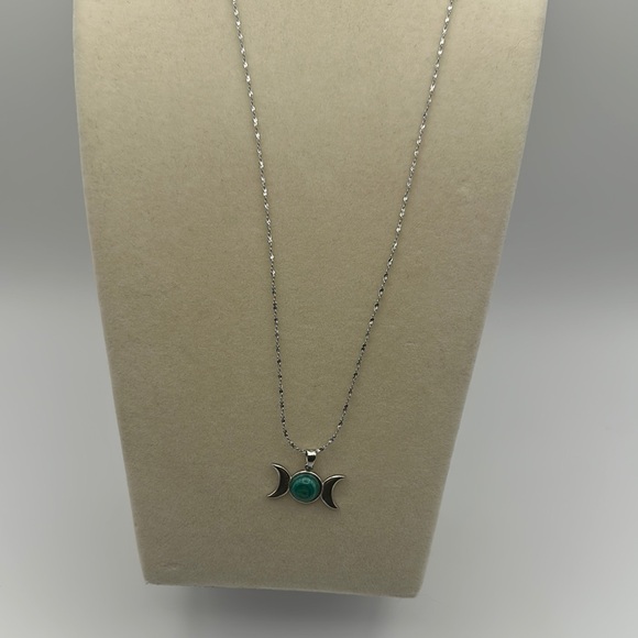 Triple Moon Pendant Necklace - Picture 5 of 7